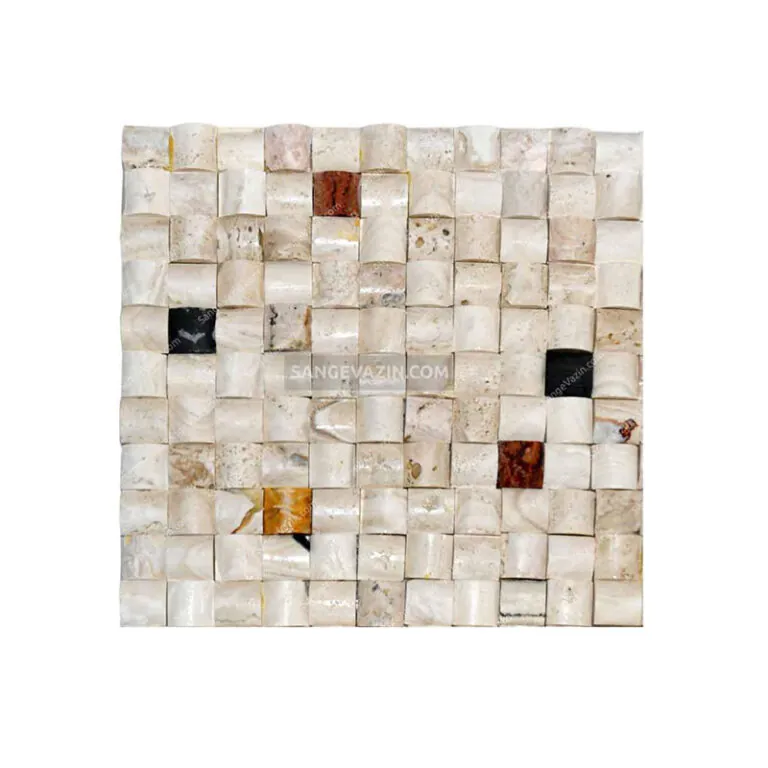 Semicircular Cream Stacked Stone