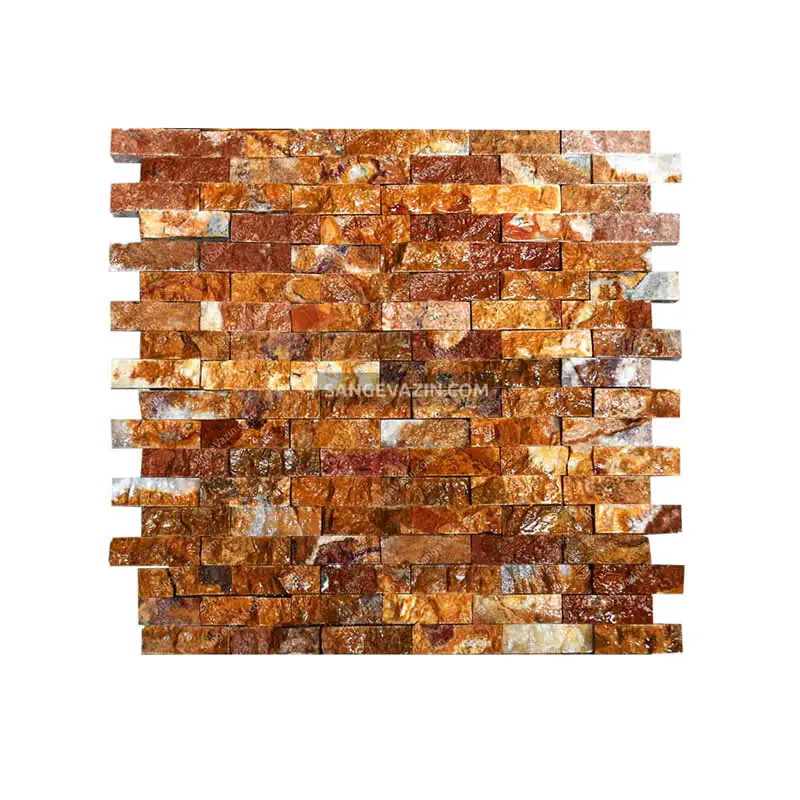 Orange Stacked Stone