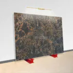 golden black marble slab