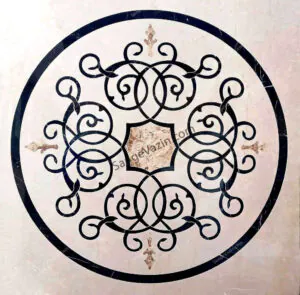 inlay flooring stone