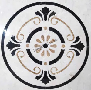 inlay stone - floor medallion