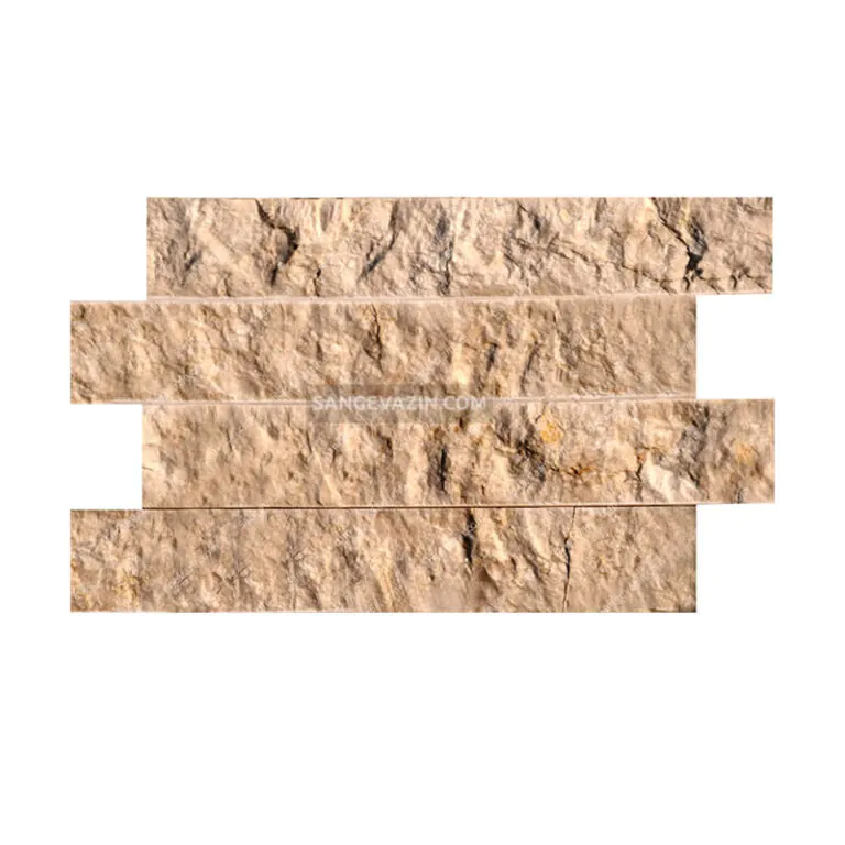 cream stacked stone