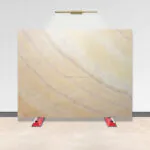 wavy cream onyx marble stone slab