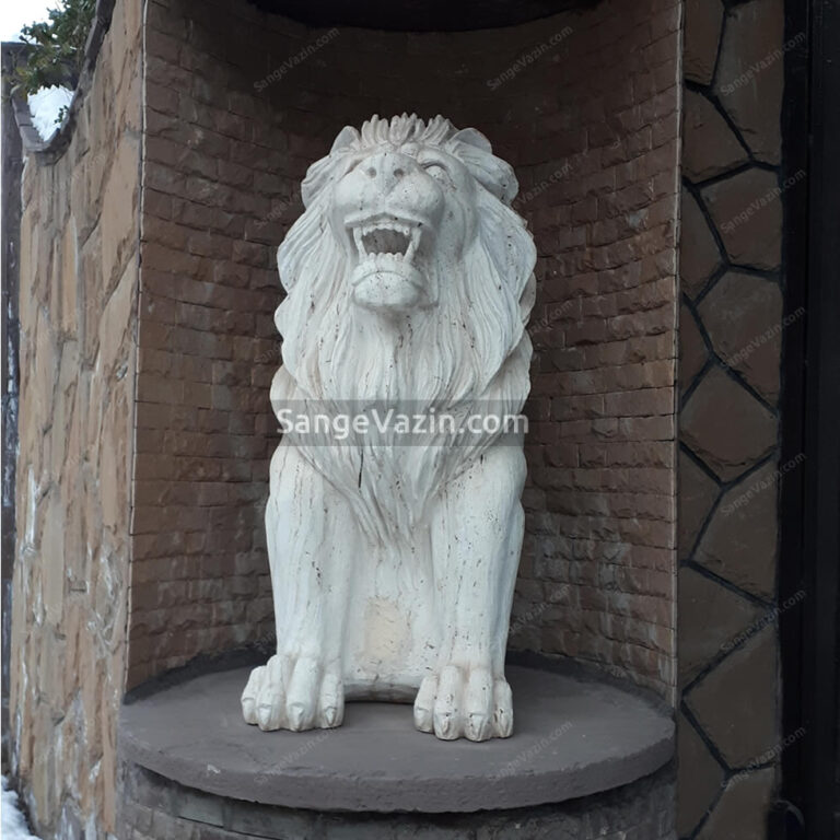 stone lion statue outdoor