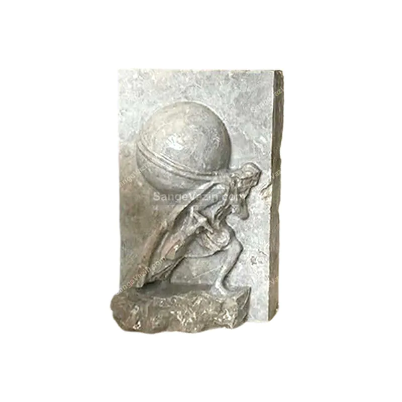 Miner Stone Sculpture - Image 3