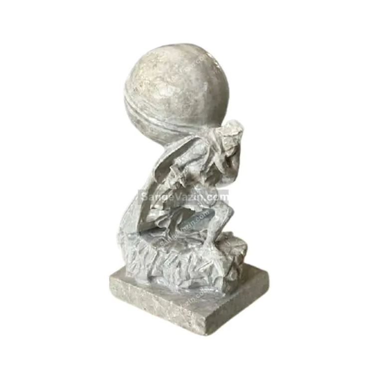 miner stone sculpture
