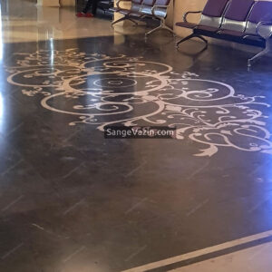 brown inlay stone - marquetry