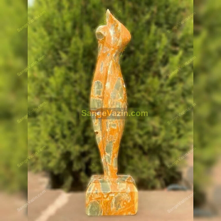 orange sculpture