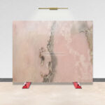 pink stone slab - onyx marble