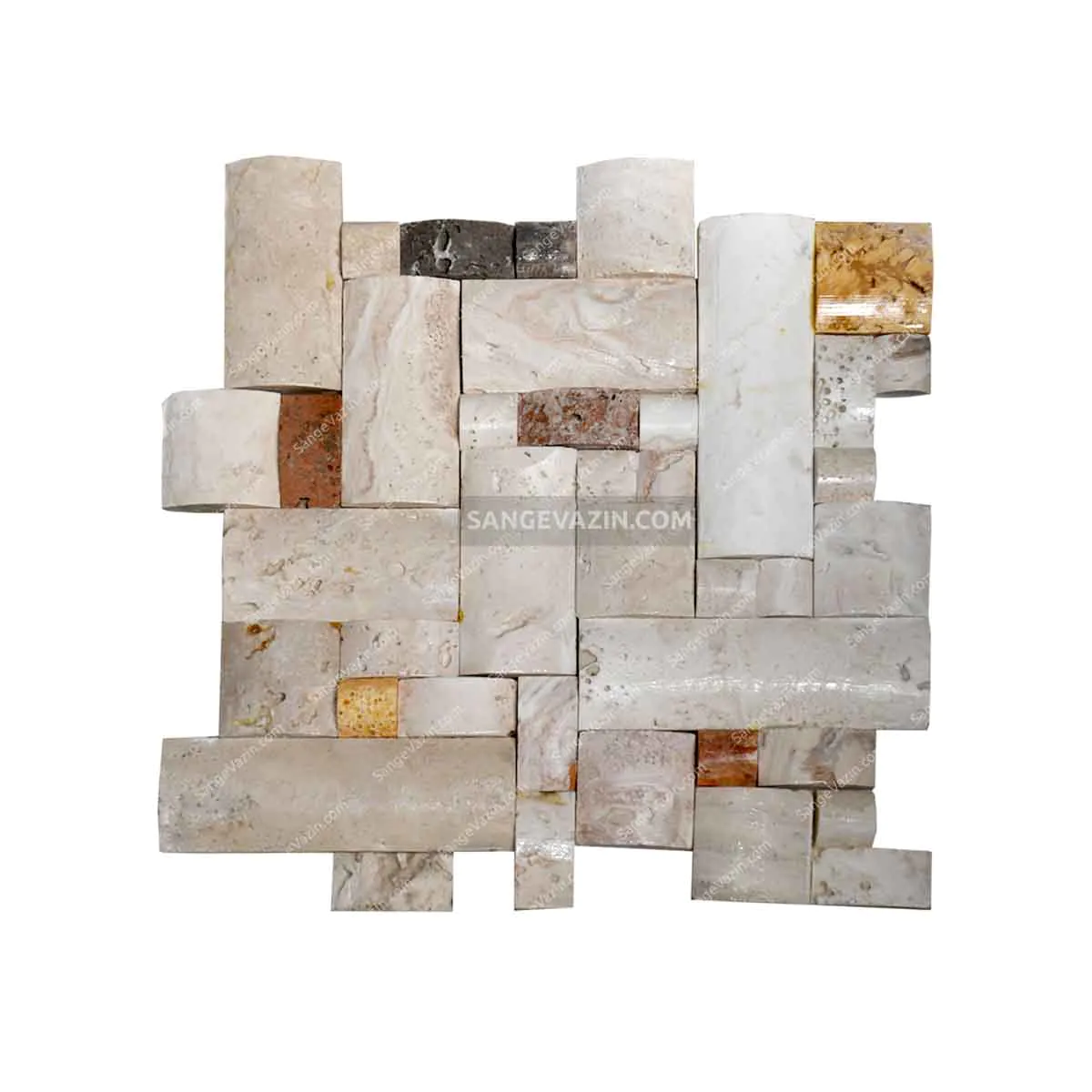 Puzzle Travertine Stacked Stone