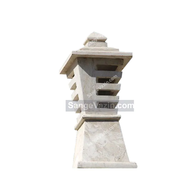 outdoor stone lamp post