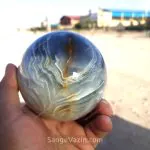 galaxy stone sphere