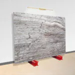 wavy travertine slab