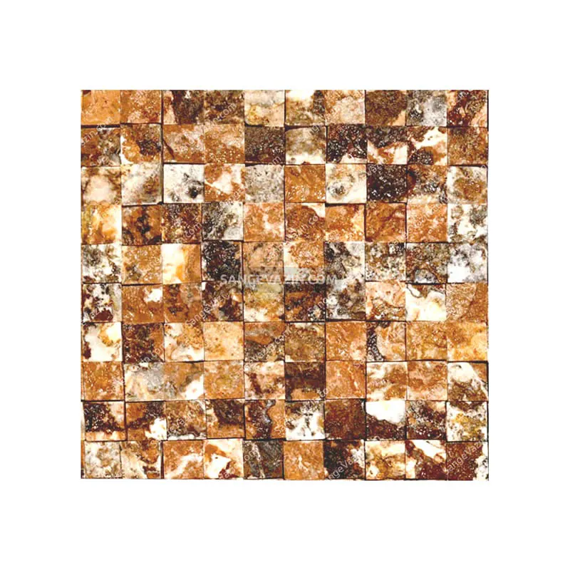 Walnut Quadrate Stacked Stone