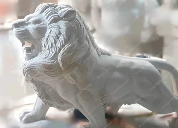 stone lion sculpture for garden