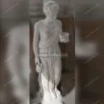 garden stone lady statue