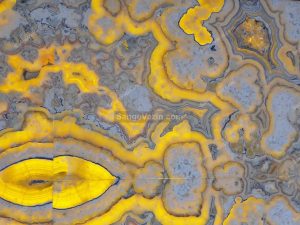 Fiery marble