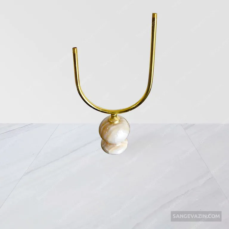 iranian stone candle holder