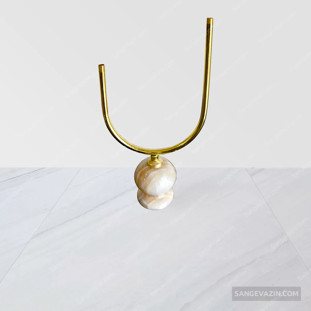 iranian stone candle holder