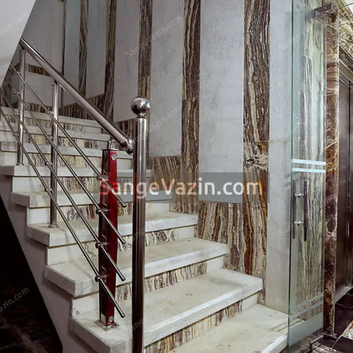 marble stair wall stone
