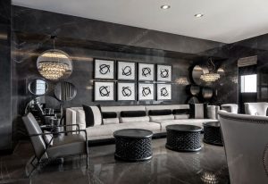 marble stone lobby wall