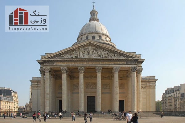Roman and classic building facade