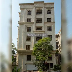 abbas abad travertine on facade