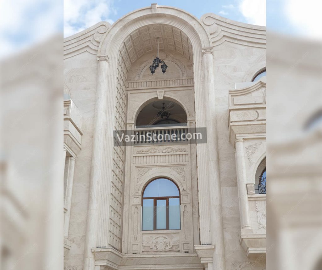The best and most beautiful two-story Roman facade with columns in Iran