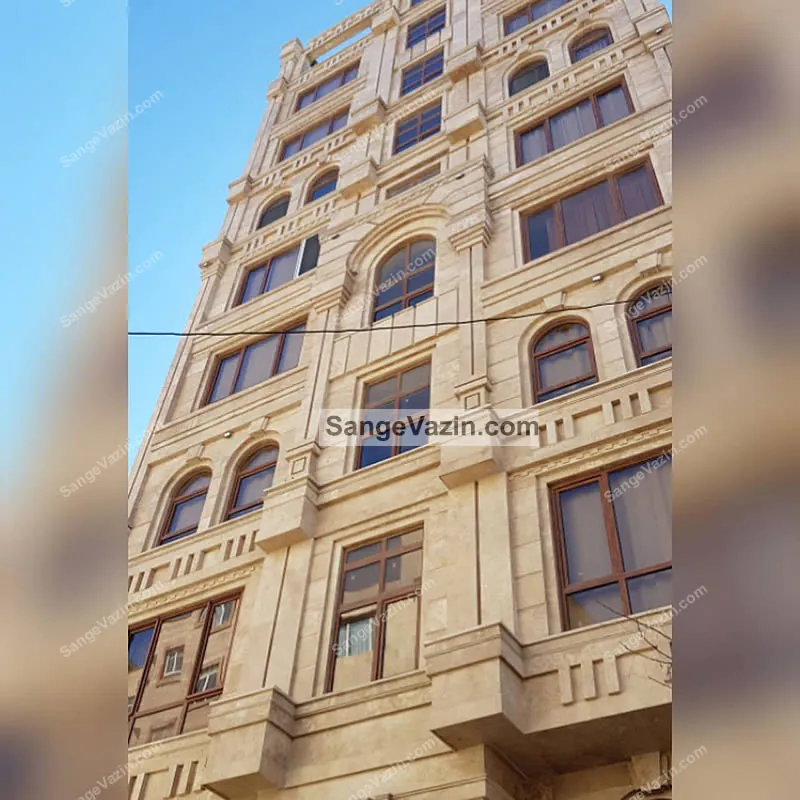 travertine roman facade stone