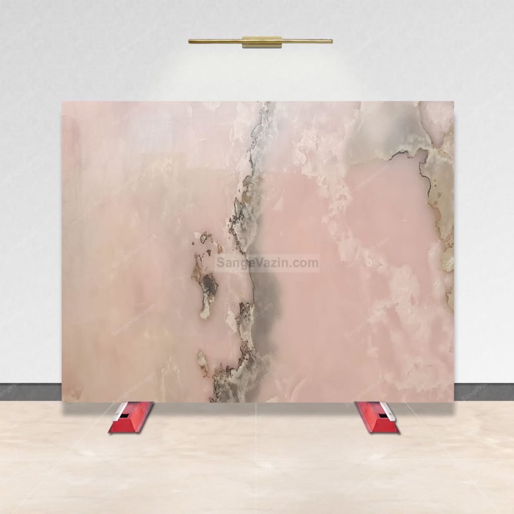 pink onyx slab