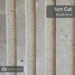 5 cm cut finish of basalt stone