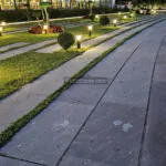 basalt stone tile on floor outdoor