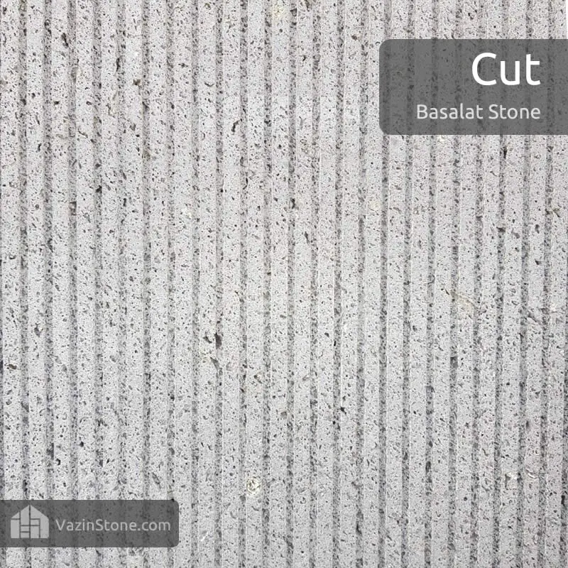 cut finish of basalt stone