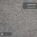 leathered finish of basalt stone