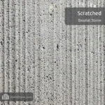 scratched finish of basalt stone
