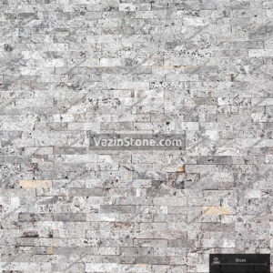 stacked stone grey on wall