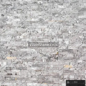 stacked stone grey on wall