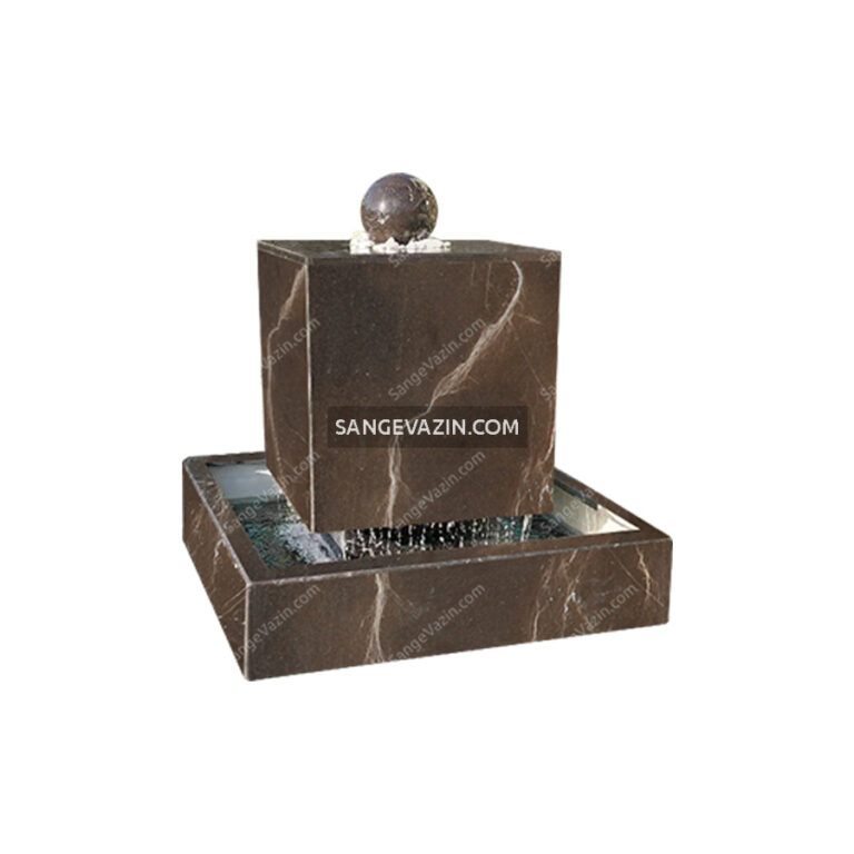 Suspended Cubic Stone Fountain