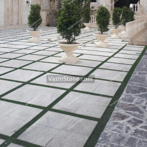 pietra grey tiles in yard