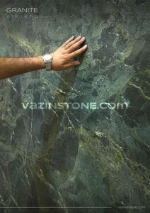 green granite of birjand slab