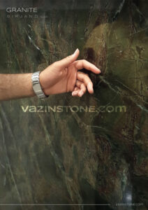 green granite of birjand slab