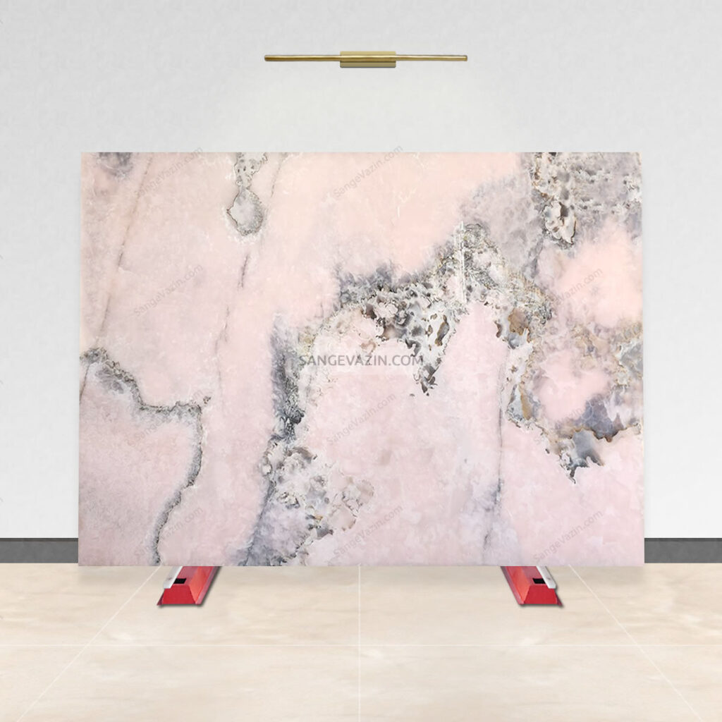 afghan pink onyx slab
