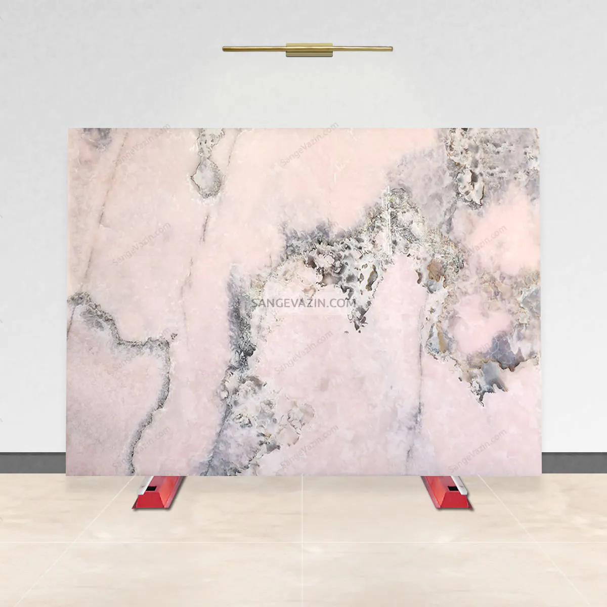 afghan pink onyx slab