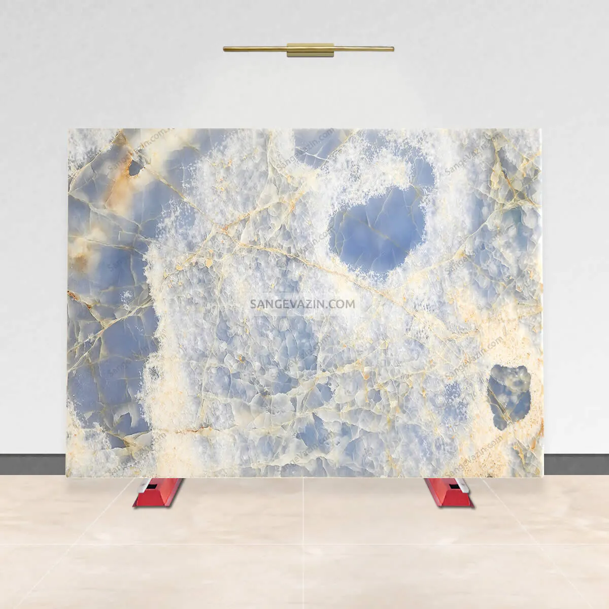 Blue onyx marble slab stone