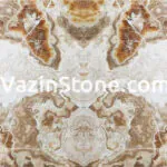 Brown onyx stone slab