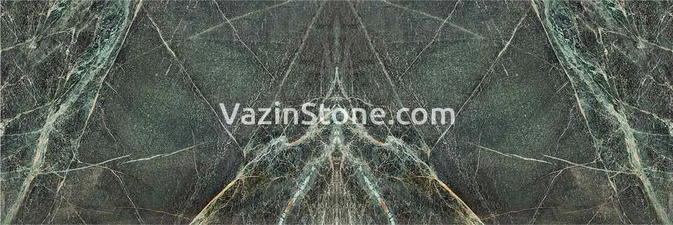 Royal green granite book-matched slab