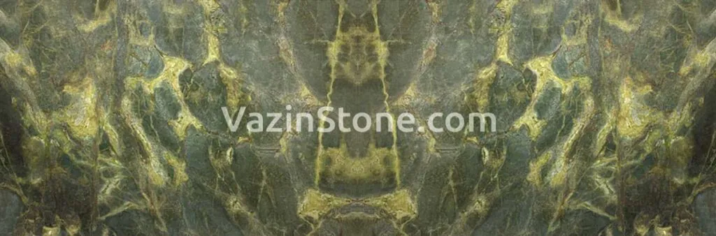 green granite red spot book-matched slab