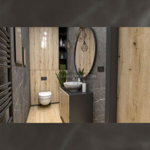 pietra gray marble slab bathroom wall