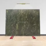 watercolor green granite stone slab