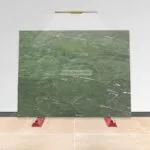 watercolor green granite stone slab